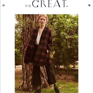 The Great. Plaid Coat